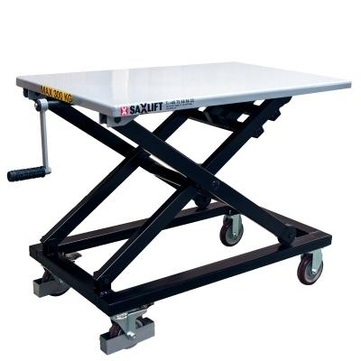 I300 manual mobile scissor lift table