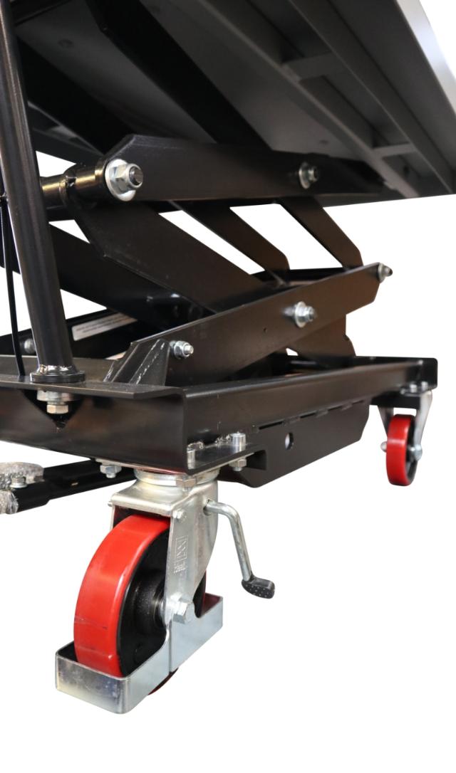 IZD500 manual mobile scissor lift table