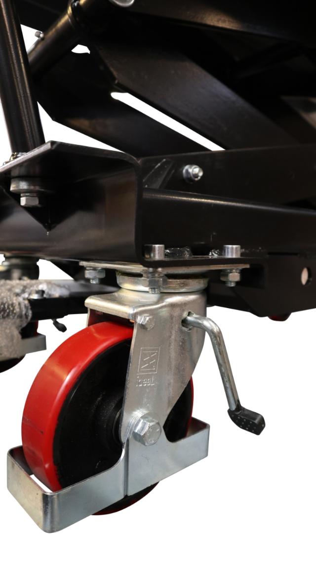 IZD500 manual mobile scissor lift table