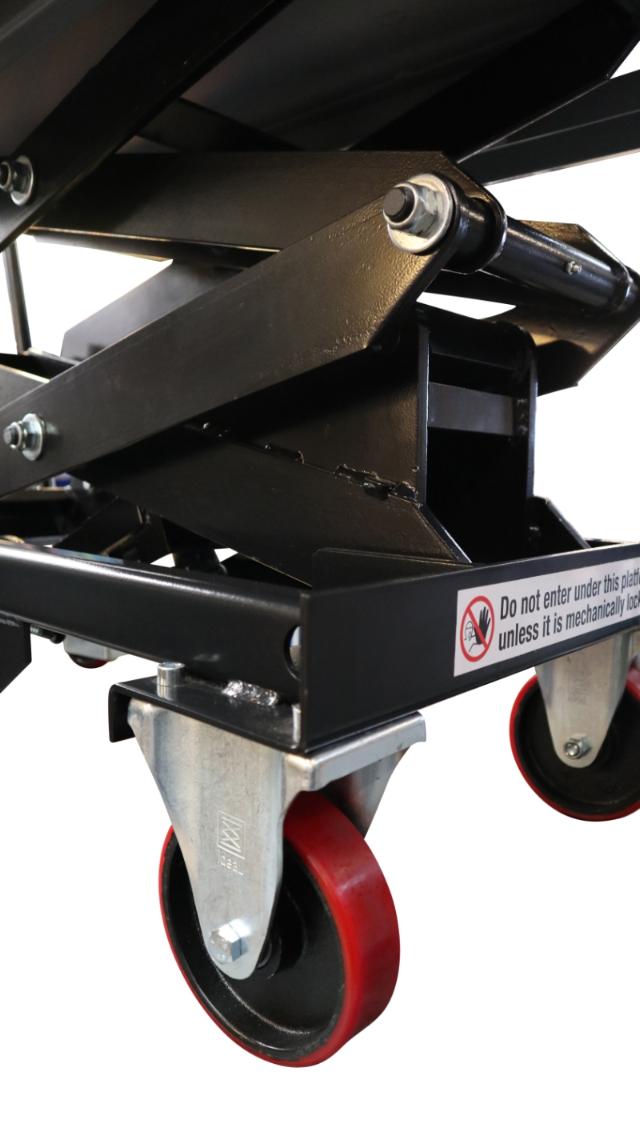 IZD500 manual mobile scissor lift table